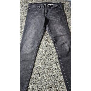 Banana Republic Jeans Womens 30L Skinny Black Cotton Stretch Pockets(HL223)
